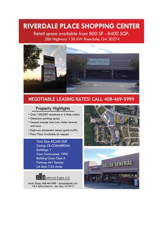 More details for 286 Highway 138 SW, Riverdale, GA - Office/Retail for Lease