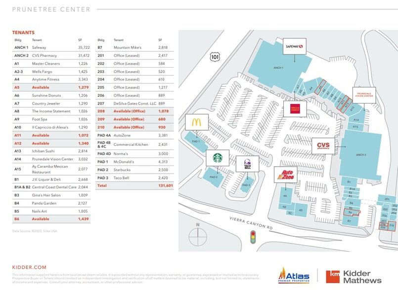 17565-17601 Vierra Canyon Rd, Prunedale, CA for lease - Site Plan - Image 2 of 2