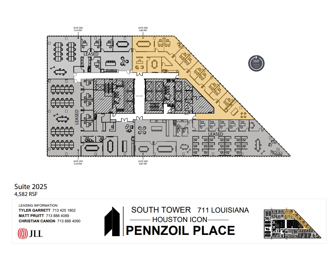 711 Louisiana St, Houston, TX for lease Floor Plan- Image 1 of 1