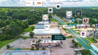 2080 N Washington St, Forrest City, AR - AERIAL map view