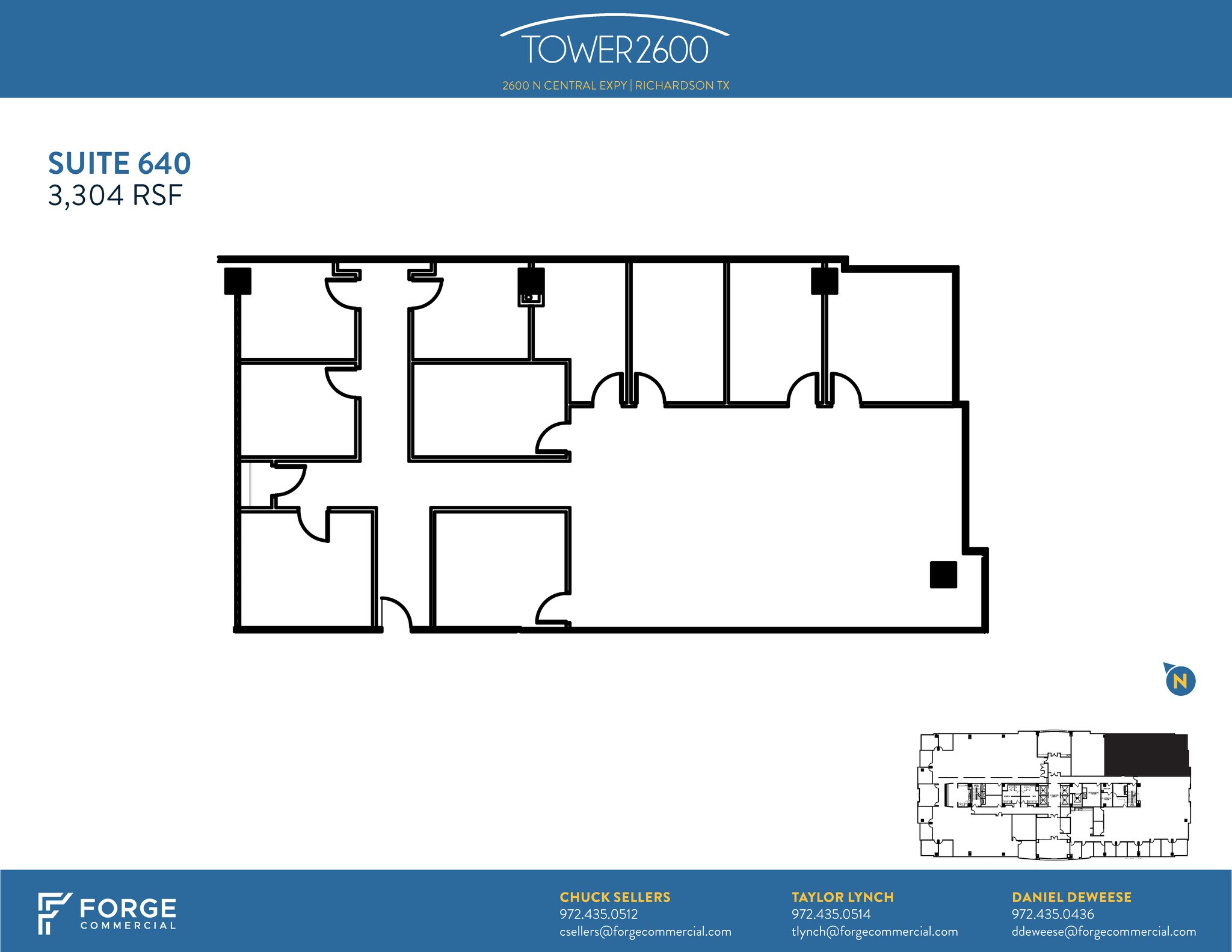 2600 N Central Expy, Richardson, TX for lease Floor Plan- Image 1 of 1