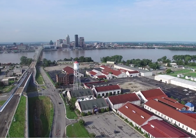 590 Missouri Ave, Jeffersonville, IN for lease - Aerial - Image 1 of 7