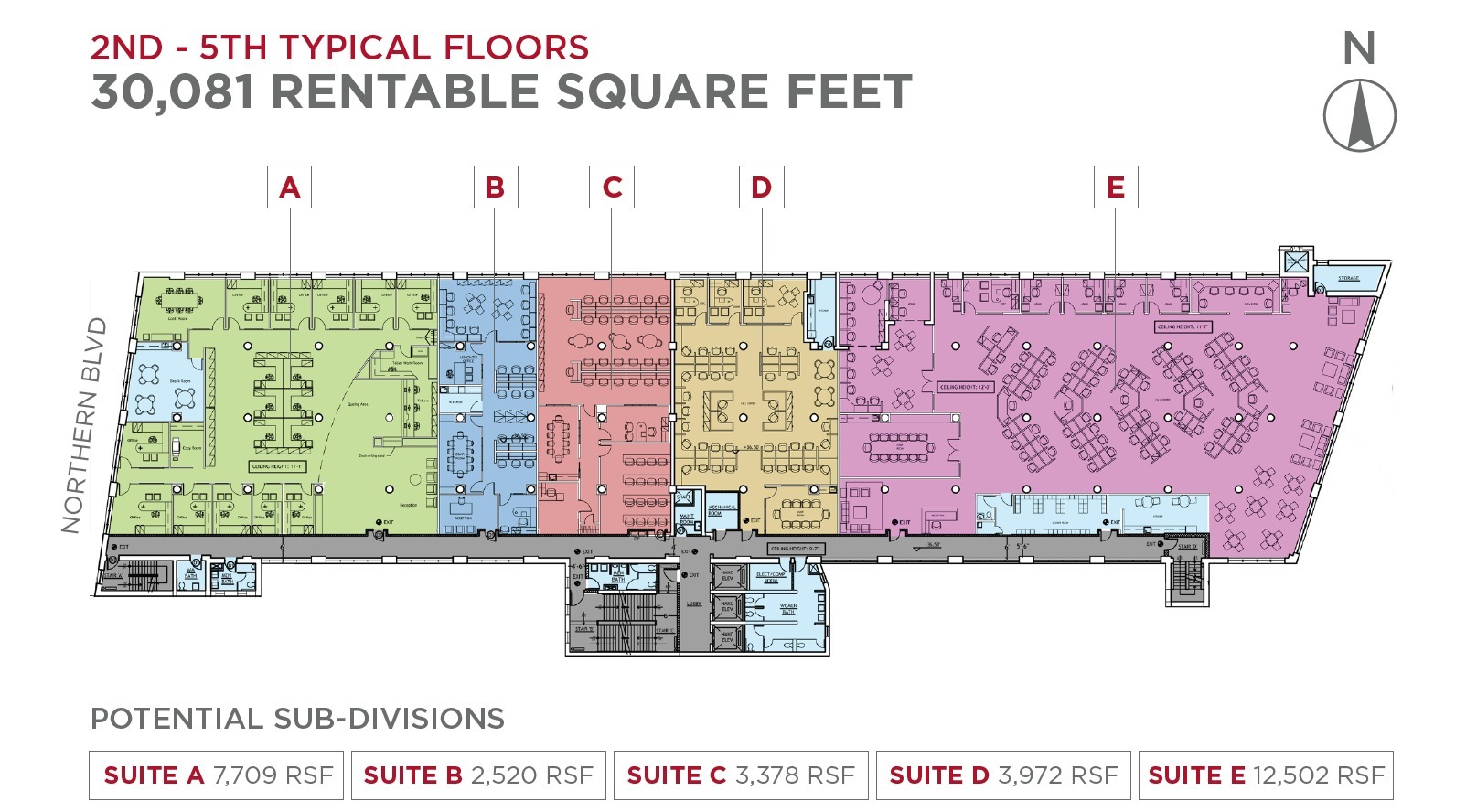 30-30 Northern Blvd, Long Island City, NY for lease Floor Plan- Image 1 of 2