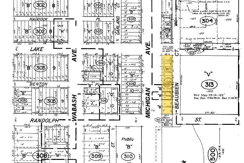 151-155 N Michigan Ave, Chicago, IL for lease - Plat Map - Image 2 of 55