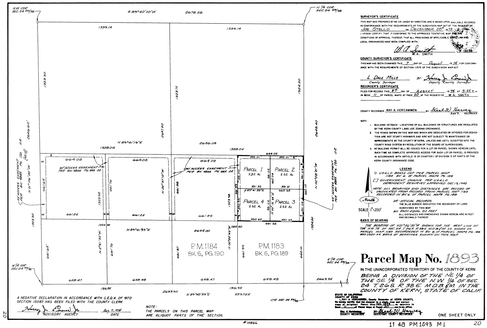 06430030000, Inyokern, CA 93527 +/2.52 AC Kern County Indian
