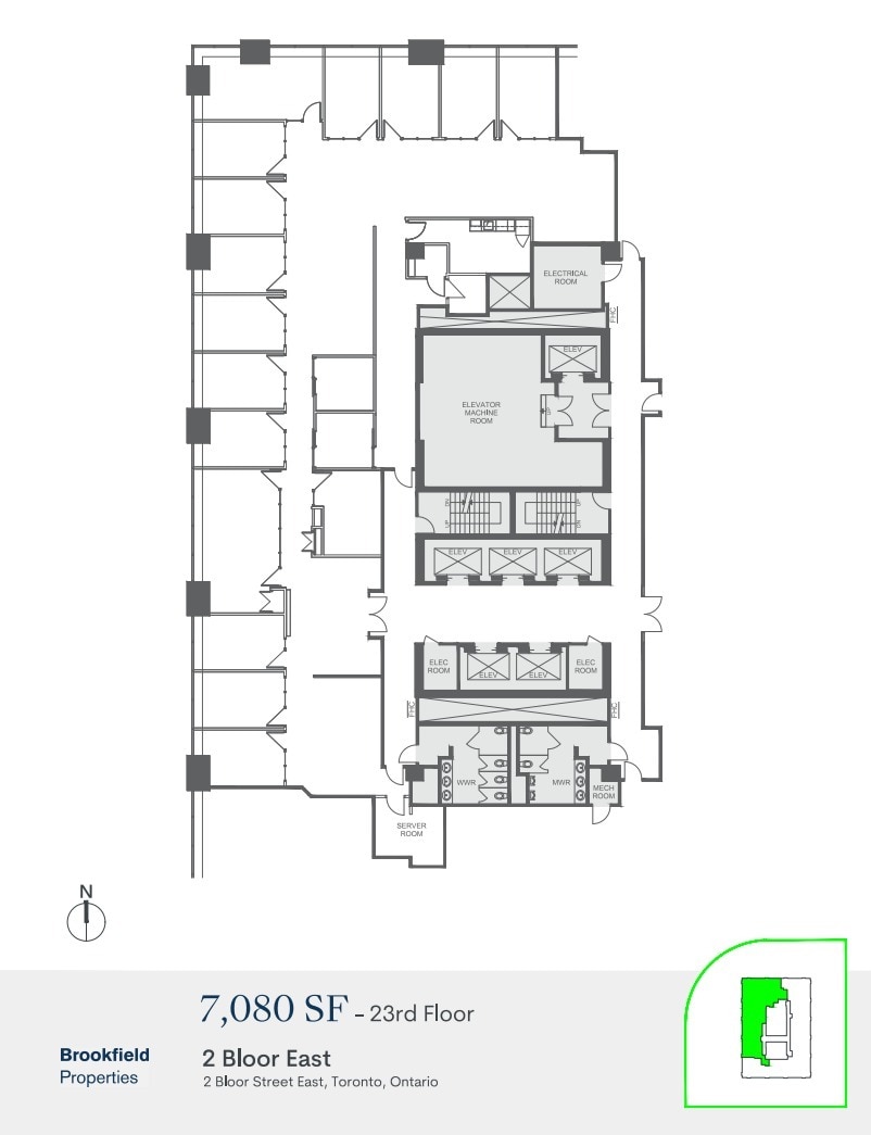 2 Bloor St E, Toronto, ON for lease Floor Plan- Image 1 of 1