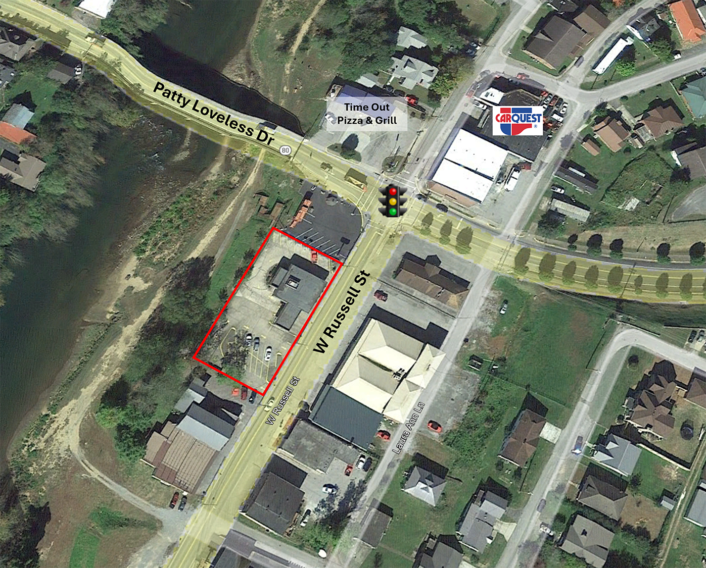 114 W Russell St, Elkhorn City, KY for sale Aerial- Image 1 of 2