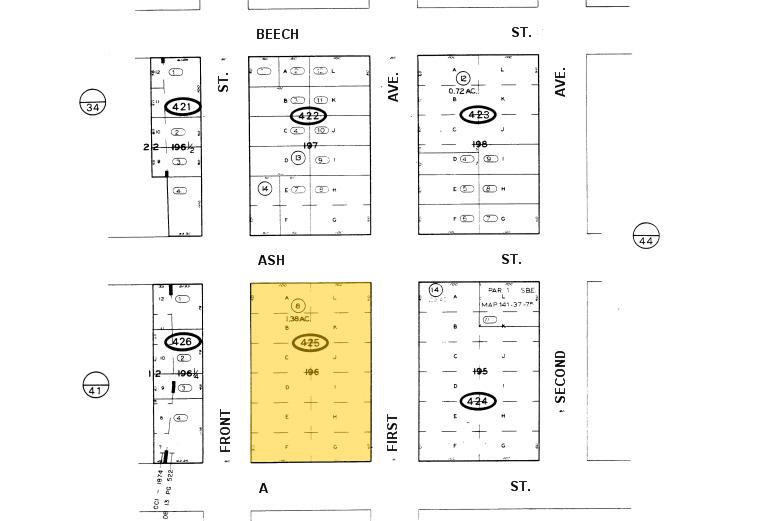 110 W A St, San Diego, CA for lease - Plat Map - Image 2 of 18