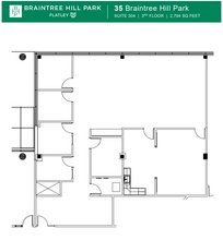 50 Braintree Hill Office Park, Braintree, MA for lease Floor Plan- Image 1 of 1