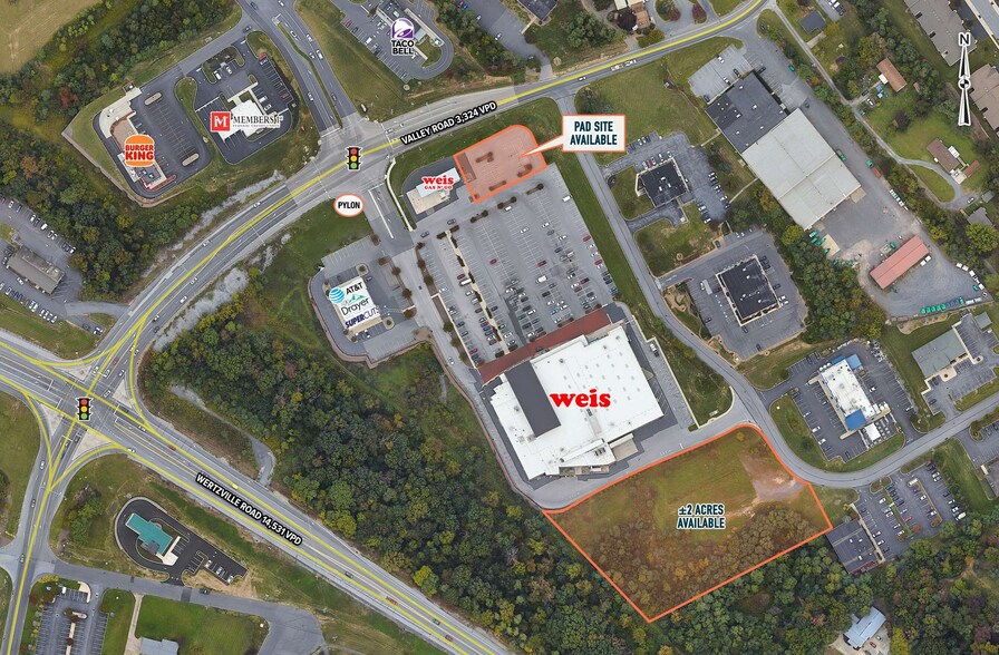 4525 Valley Rd, Enola, PA for lease - Aerial - Image 2 of 3