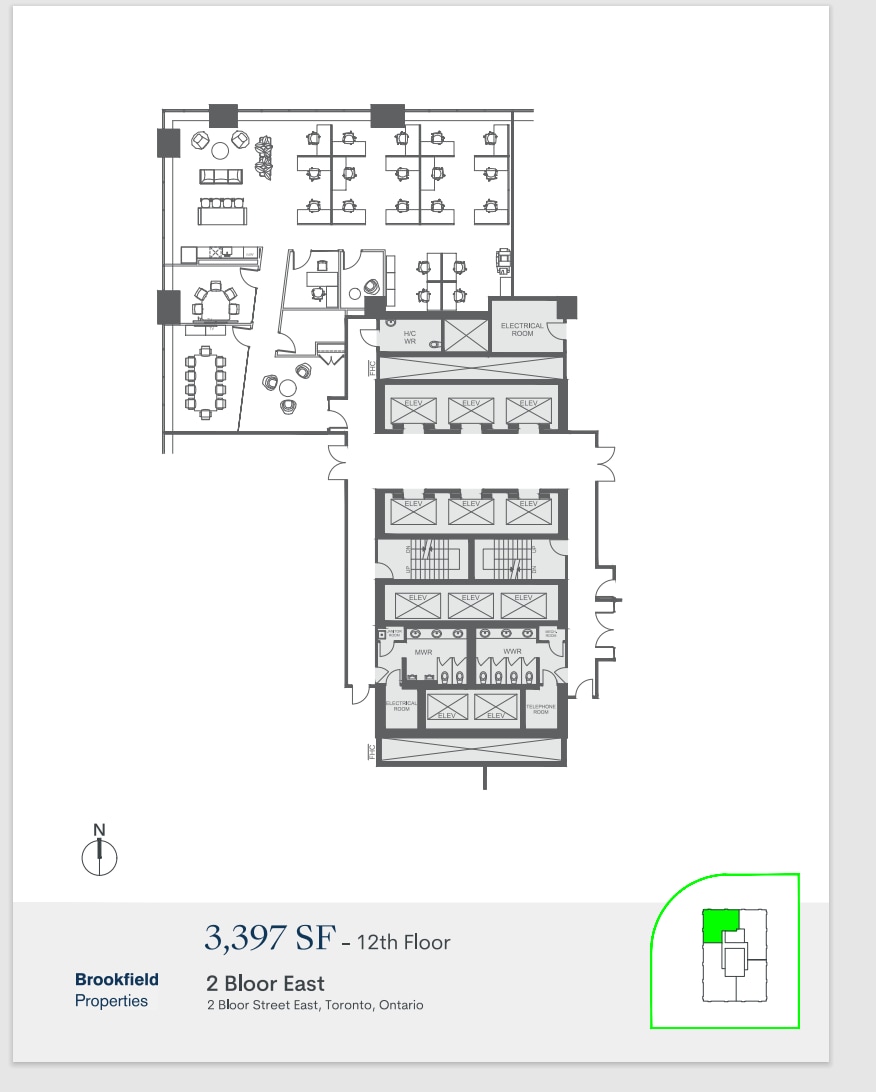 2 Bloor St E, Toronto, ON for lease Floor Plan- Image 1 of 1