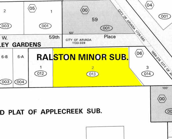 9800-9860 W 59th Pl, Arvada, CO for lease - Plat Map - Image 2 of 6