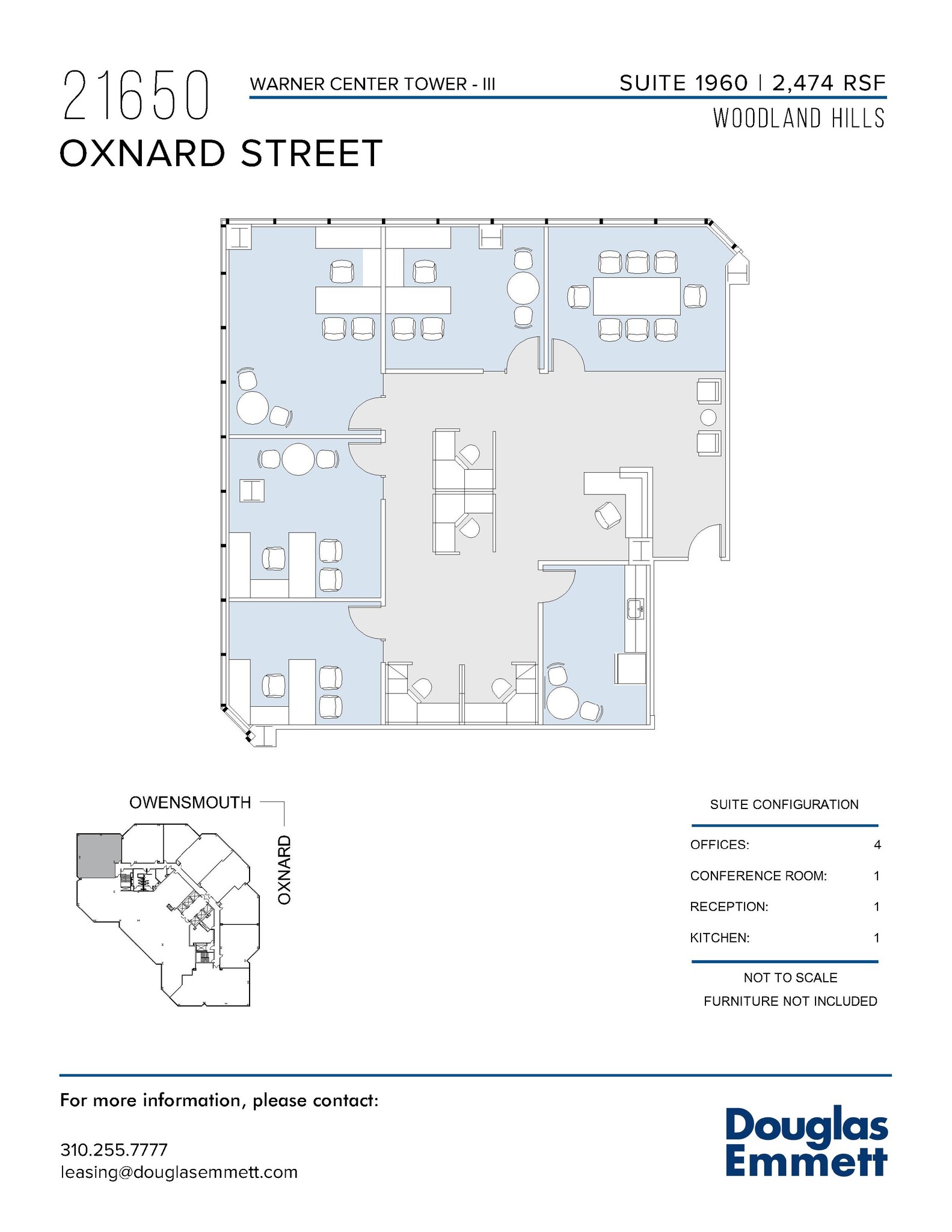 21650 Oxnard St, Woodland Hills, CA for lease Floor Plan- Image 1 of 1