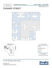 21650 Oxnard St, Woodland Hills, CA for lease Floor Plan- Image 1 of 1