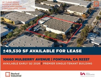 More details for 10660 Mulberry Ave, Fontana, CA - Industrial for Lease