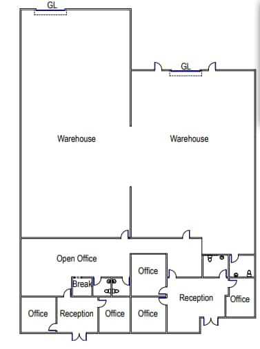 8360 Camino Santa Fe, San Diego, CA for lease Floor Plan- Image 1 of 1
