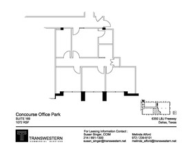 6350 LBJ Fwy, Dallas, TX for lease Floor Plan- Image 2 of 7