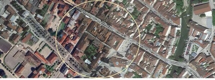 Pontarlier - AERIAL map view