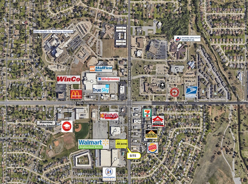 301 S Midwest Blvd, Oklahoma City, OK for sale - Aerial - Image 3 of 3