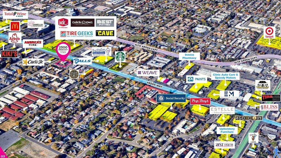 2300-2304 Arden Way, Sacramento, CA for lease - Building Photo - Image 3 of 14