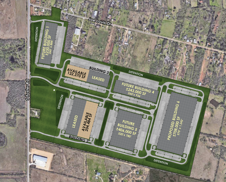 1122 S Foster Rd, San Antonio, TX for lease - Site Plan - Image 2 of 12