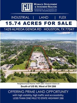More details for 1429 Almeda Genoa Rd, Houston, TX - Land for Sale