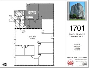 1701 S 1st Ave, Maywood, IL for lease Floor Plan- Image 1 of 8