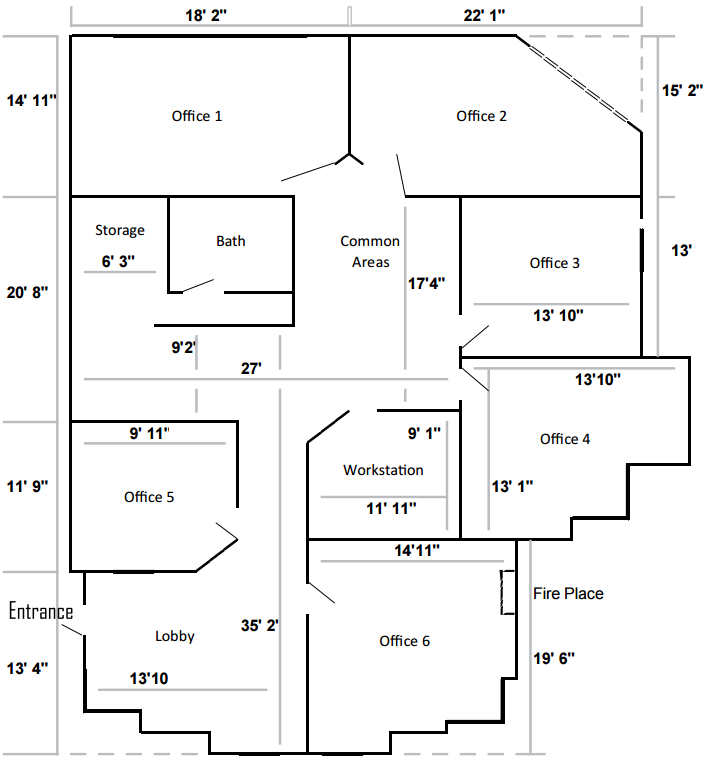 3151 Airway Ave, Costa Mesa, CA 92626 - Unit C1 -  - Floor Plan - Image 1 of 1