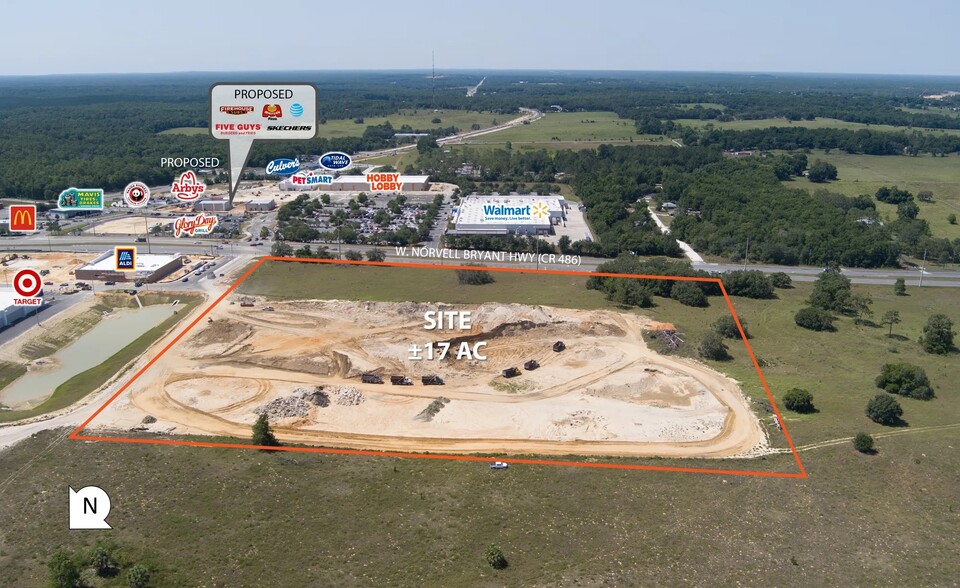 West Norvell Bryant Hwy, Lecanto, FL for sale - Aerial - Image 3 of 8