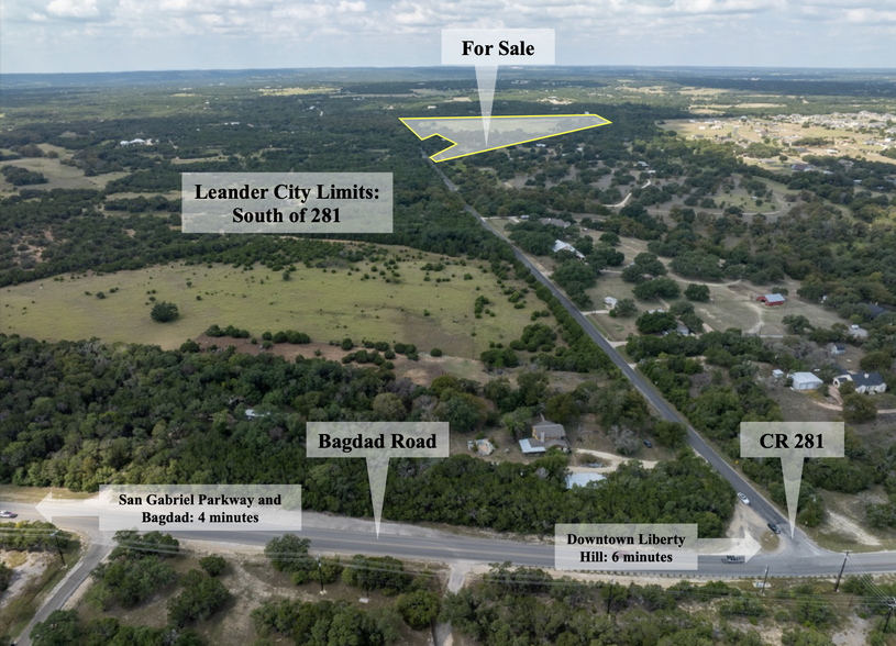 550 County Road 281, Leander, TX for sale - Aerial - Image 1 of 22