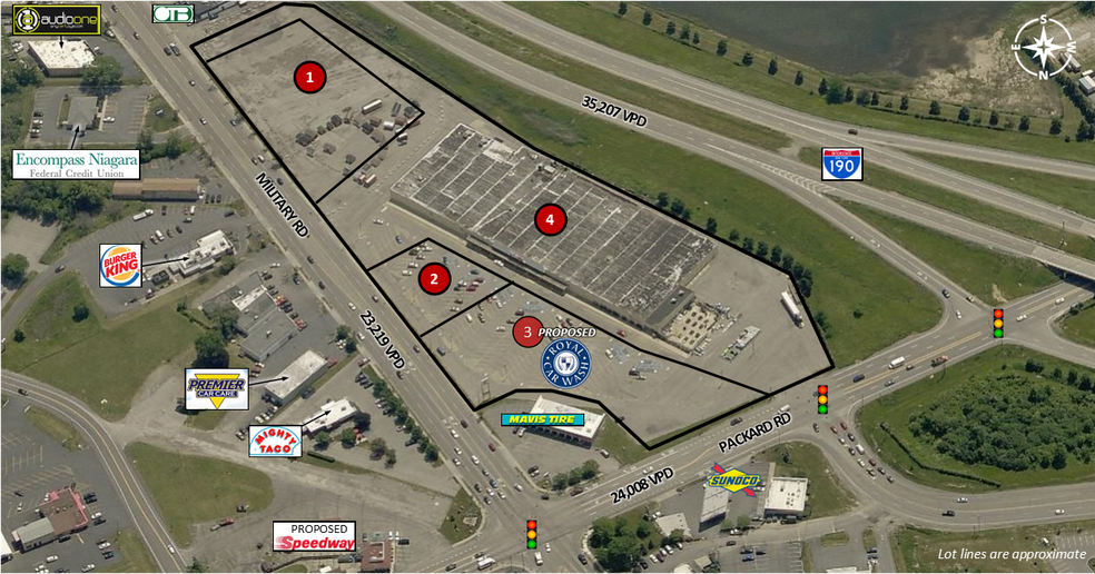 2590 Military Rd, Niagara Falls, NY for sale - Aerial - Image 1 of 1