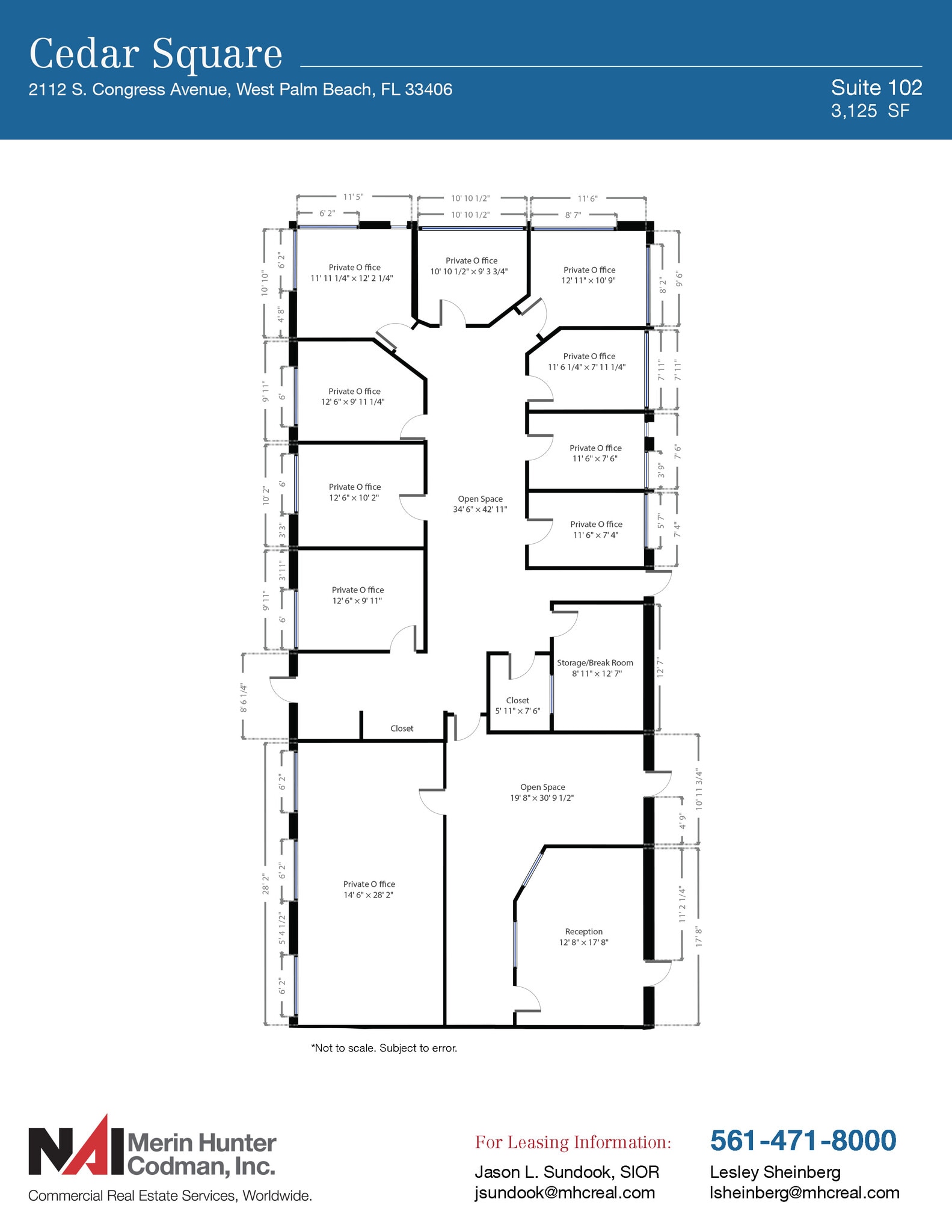 2112 S Congress Ave, West Palm Beach, FL for lease Floor Plan- Image 1 of 3