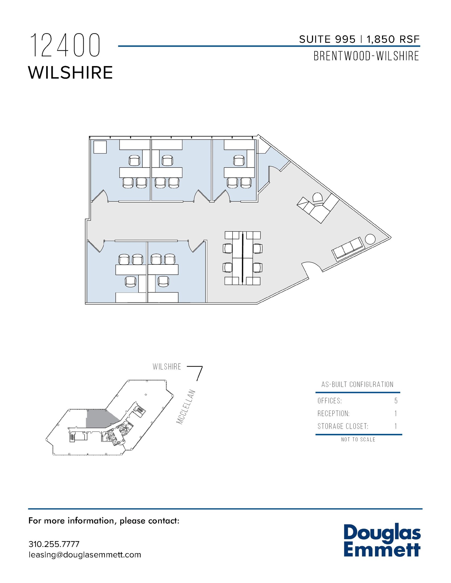 12400 Wilshire Blvd, Los Angeles, CA for lease Floor Plan- Image 1 of 1