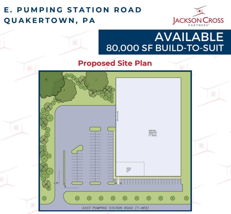 E Pumping Station Dr, Quakertown, PA for lease Site Plan- Image 1 of 1