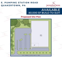 E Pumping Station Dr, Quakertown, PA for lease Site Plan- Image 1 of 1