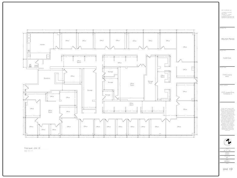 17475 Jovanna Dr, Homewood, IL for lease - Site Plan - Image 2 of 21