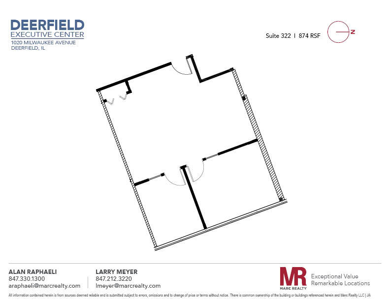 1020 Milwaukee Ave, Deerfield, IL for lease Floor Plan- Image 1 of 1