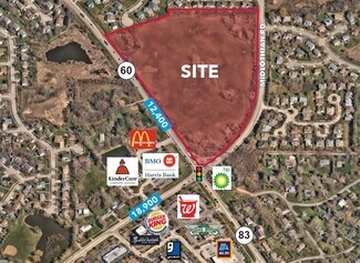More details for NEC Of Route 60/83 & Midlothian Rd, Mundelein, IL - Land for Sale