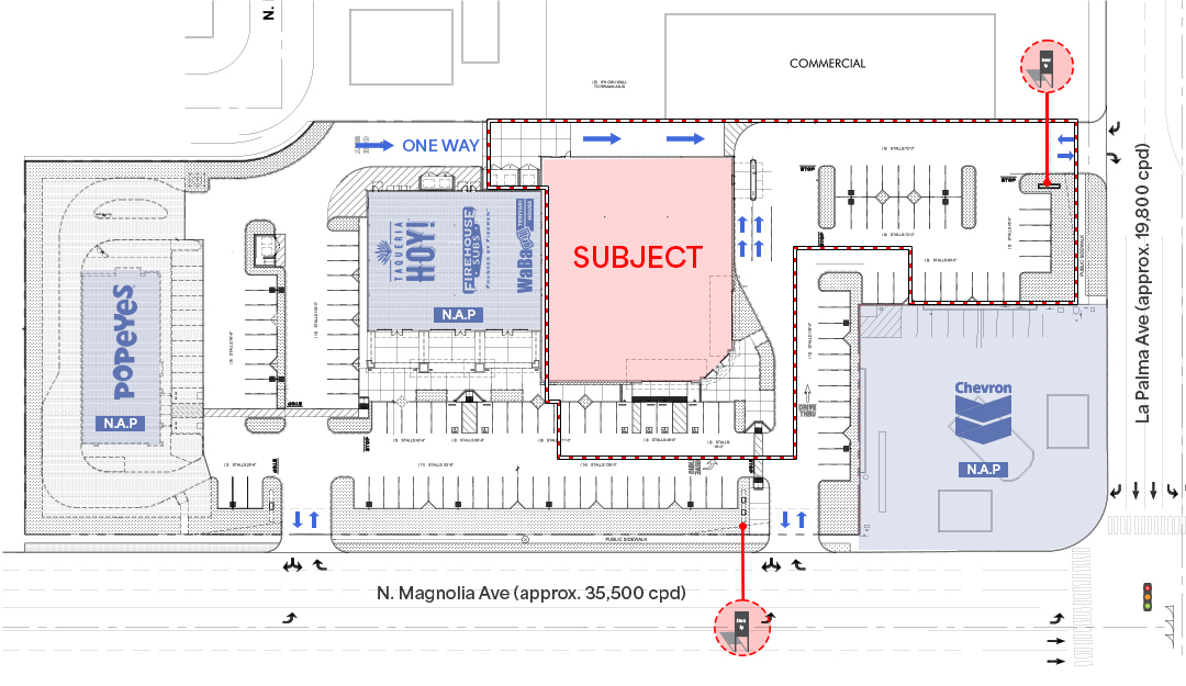 1035 N Magnolia Ave, Anaheim, CA for lease Site Plan- Image 1 of 1