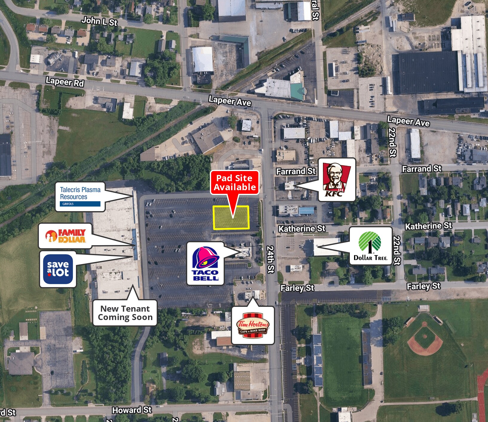 657-729 24th St, Port Huron, MI for lease Interior Photo- Image 1 of 3