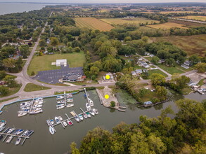 14041 Laplaisance Rd, Monroe, MI - aerial  map view