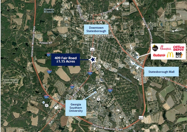 409 Fair Rd, Statesboro, GA for sale Building Photo- Image 1 of 2