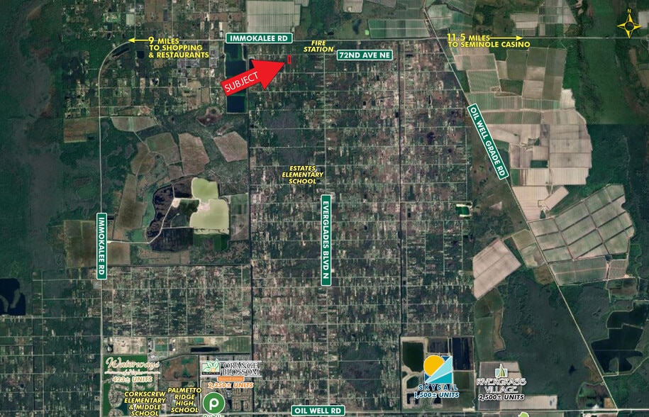 72nd Avenue NE, Naples, FL for sale - Aerial - Image 3 of 3