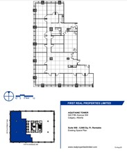 540 5th Ave SW, Calgary, AB for lease Floor Plan- Image 1 of 1