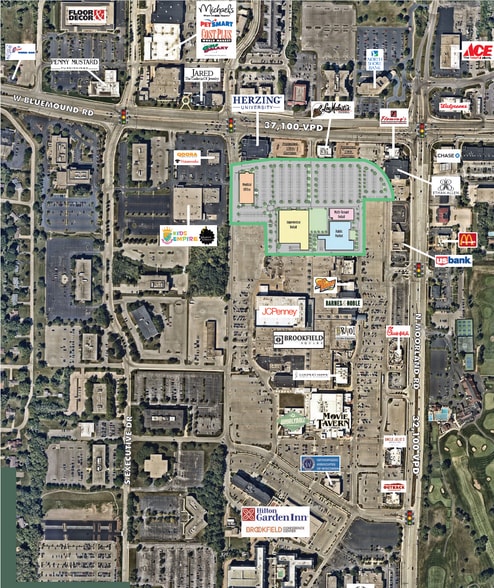 15875 W Bluemound Rd, Brookfield, WI for lease - Site Plan - Image 3 of 13