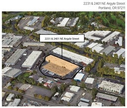 2331 NE Argyle, Portland, OR - AERIAL  map view