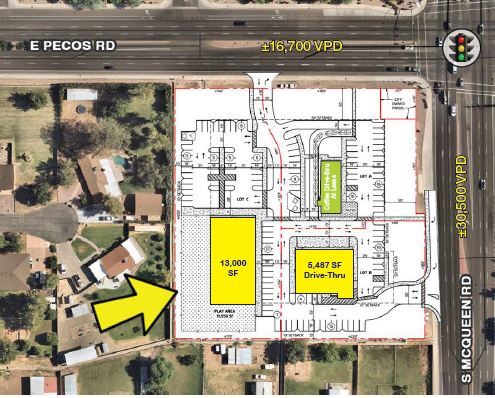 SWC McQueen Rd & Pecos Rd, Chandler, AZ for sale - Building Photo - Image 1 of 1