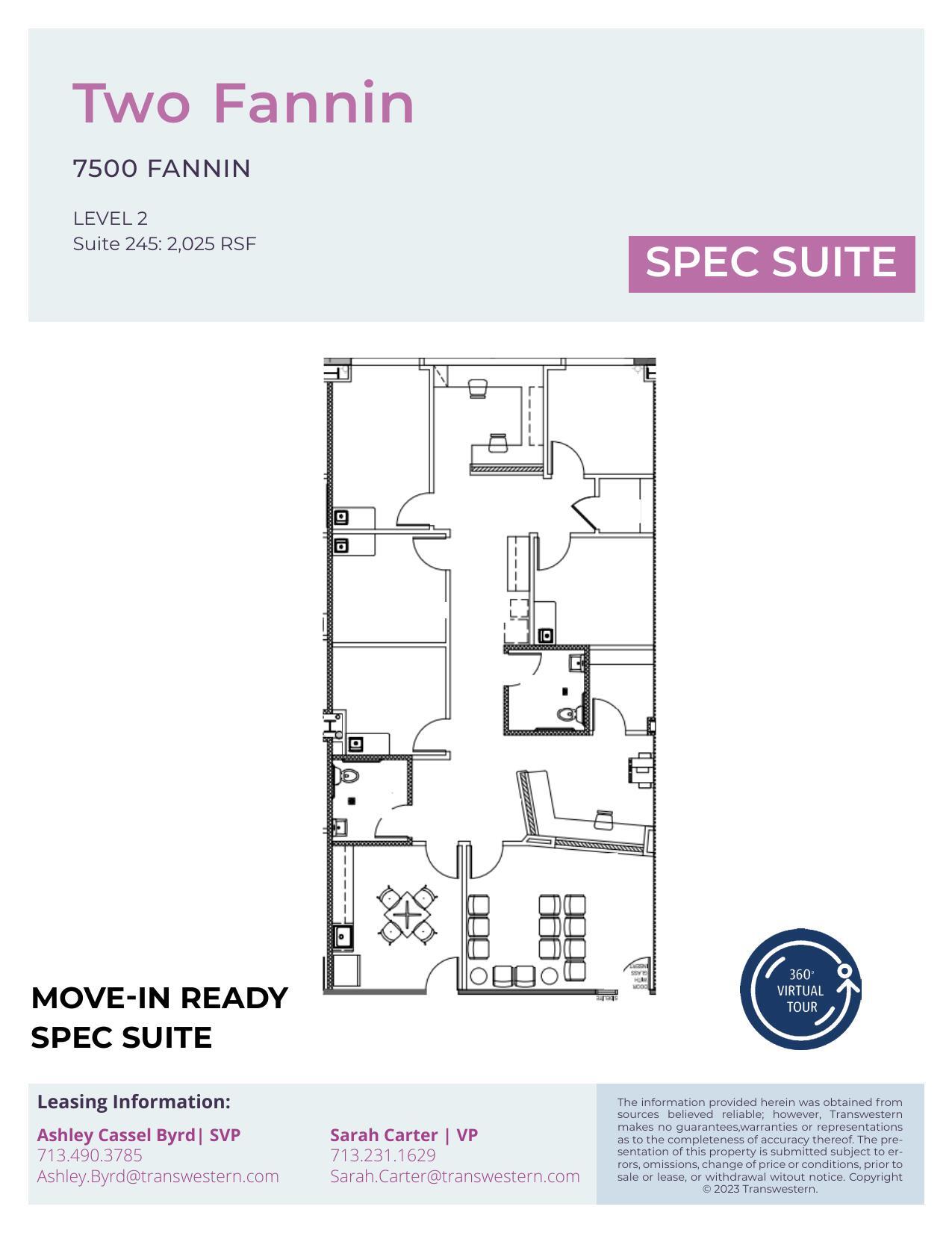 7500 Fannin St, Houston, TX for lease Floor Plan- Image 1 of 1