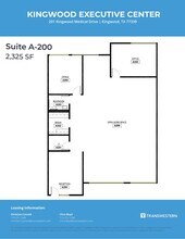 201 Kingwood Medical Dr, Kingwood, TX for lease Floor Plan- Image 1 of 1