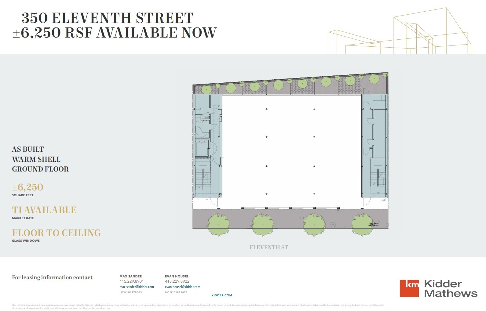 350 11th St, San Francisco, CA for lease Floor Plan- Image 1 of 4